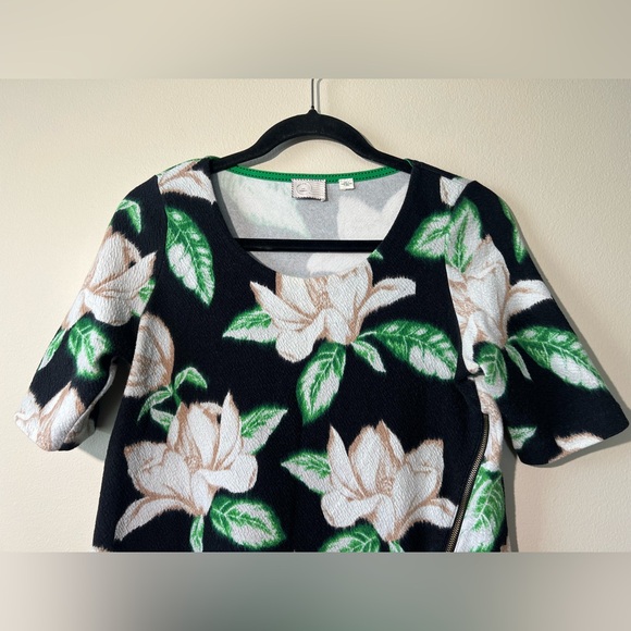 Anthropologie x Postmark Kobus‎ Magnolia Floral Print Cropped Boxy Top Women XS - Picture 3 of 11